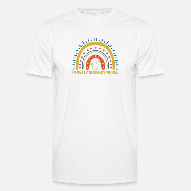 Plastic Surgery Nurse Gift - Men's Functional T-Shirt - white
