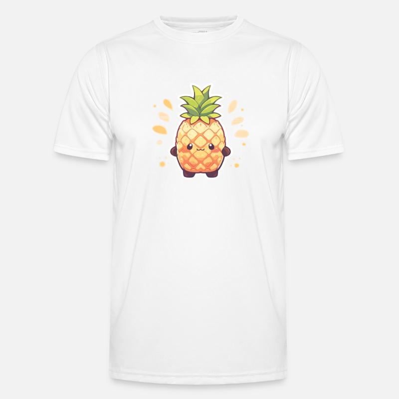 Pineapple Plant Pineapple Fruit Fruit - Men's Functional T-Shirt - white