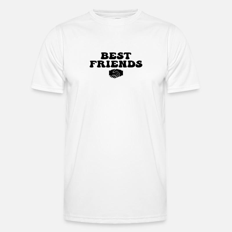 Beste Freunde Männer Funktions-T-Shirt