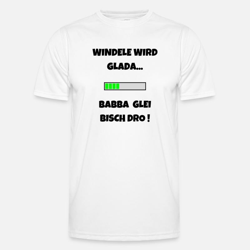 Windele wird Glada - Schwäbisch Stolz Schwabenland Männer Funktions-T-Shirt