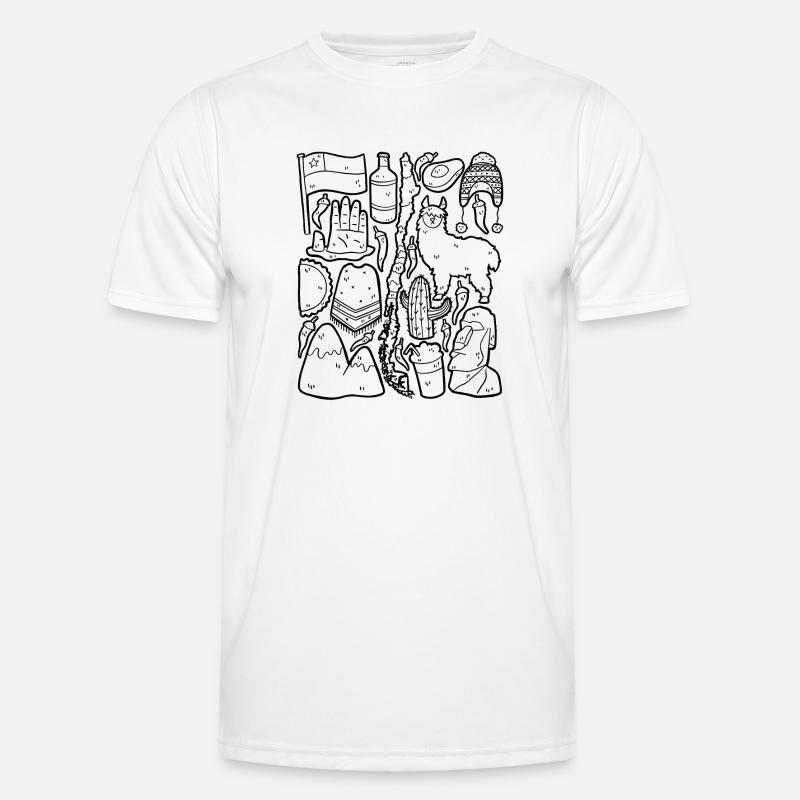 Chile Männer Funktions-T-Shirt