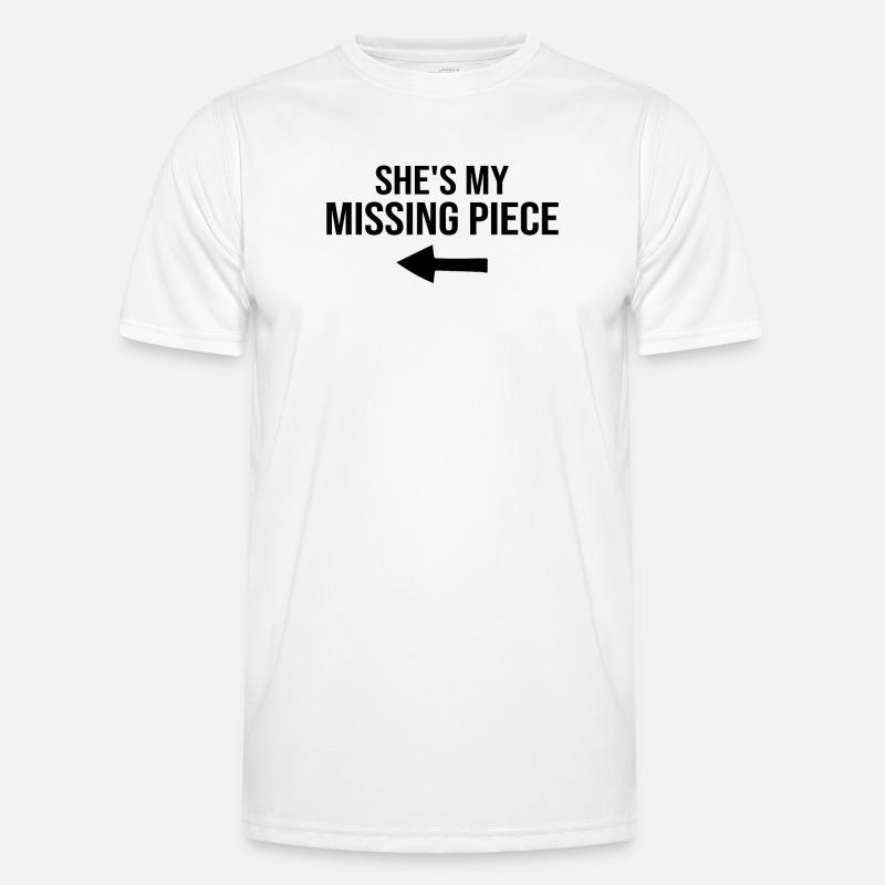 My My Riddle - Pair - Men's Functional T-Shirt - white