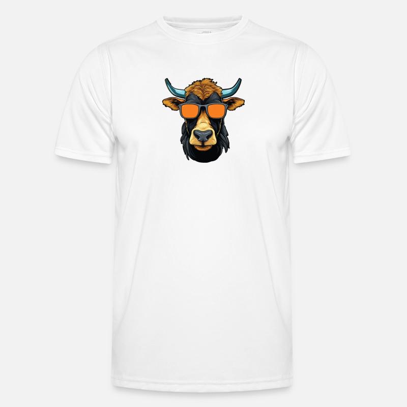Dad Mom Sunglasses - Devon - Men's Functional T-Shirt - white