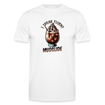 Mudslide Cocktail - Männer Funktions-T-Shirt - Weiß - Vorne - AI Model Male 178 dark (178cm)