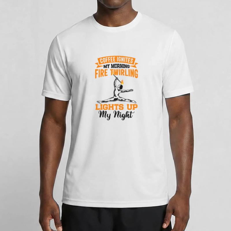 Fire Baton Fire Dance Fire Dancer Fire Dancer Men's Functional T-Shirt