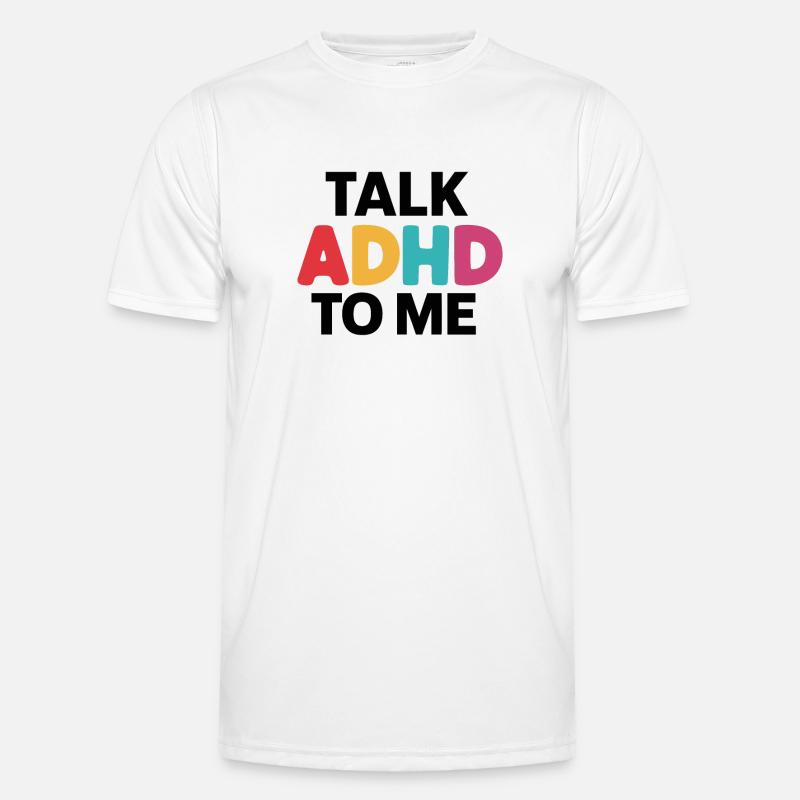 Neurodiversity Neurodiverse Hyperactivity ADHD - Men's Functional T-Shirt - white