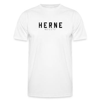 Herne Ma ville - T-shirt sport Homme - blanc - Devant - AI Model Male 178 dark (178cm)