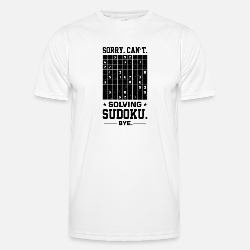 Witziger Sudoku Spruch Männer Funktions-T-Shirt