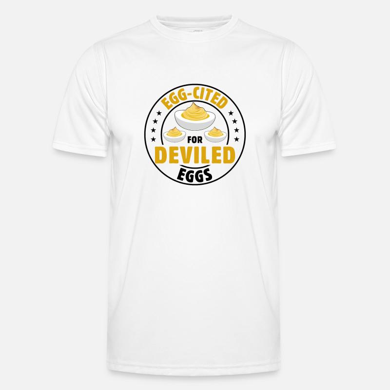 Devil's Egg Spell - Men's Functional T-Shirt - white