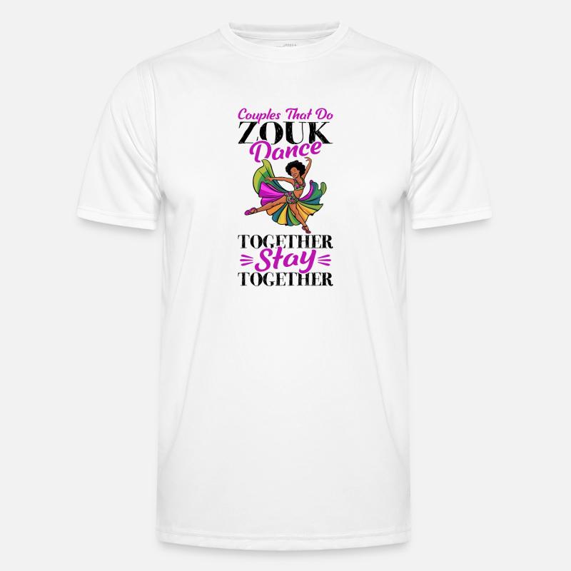 Funny Zouk Dancer Saying - Men's Functional T-Shirt - white