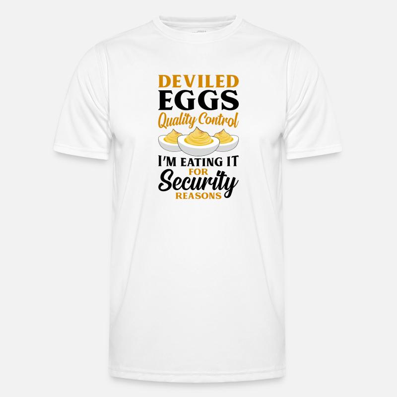 Devil's Egg Spell - Men's Functional T-Shirt - white