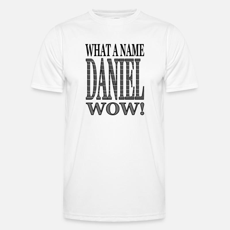 ich bin Daniel ich heiße Daniel Vorname Daniel Männer Funktions-T-Shirt