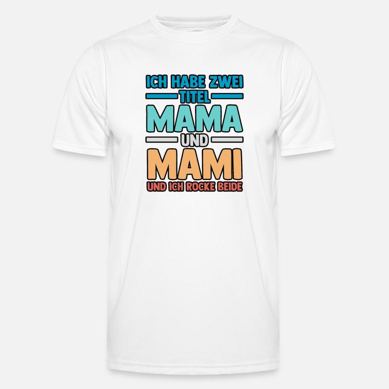 Mutter Stiefmutter Muttertag Mama Männer Funktions-T-Shirt