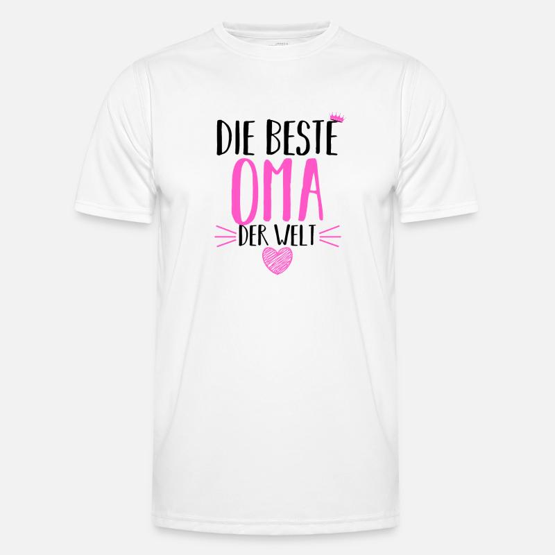 Großmutter Oma Männer Funktions-T-Shirt
