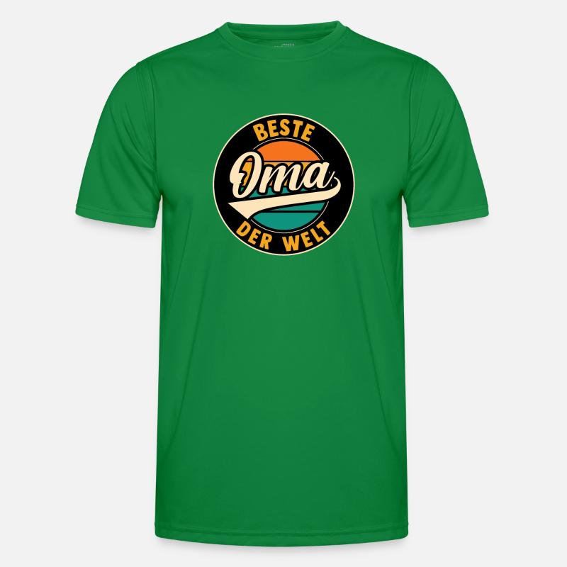 Großmutter Beste Oma Männer Funktions-T-Shirt