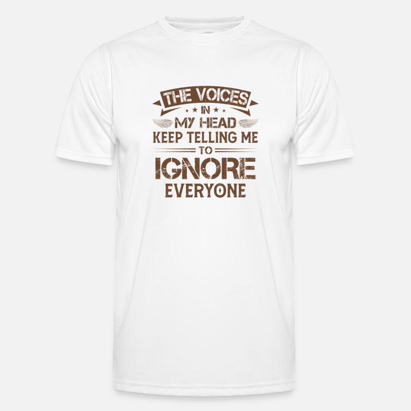 Sarcasm intoverted - Men's Functional T-Shirt - white