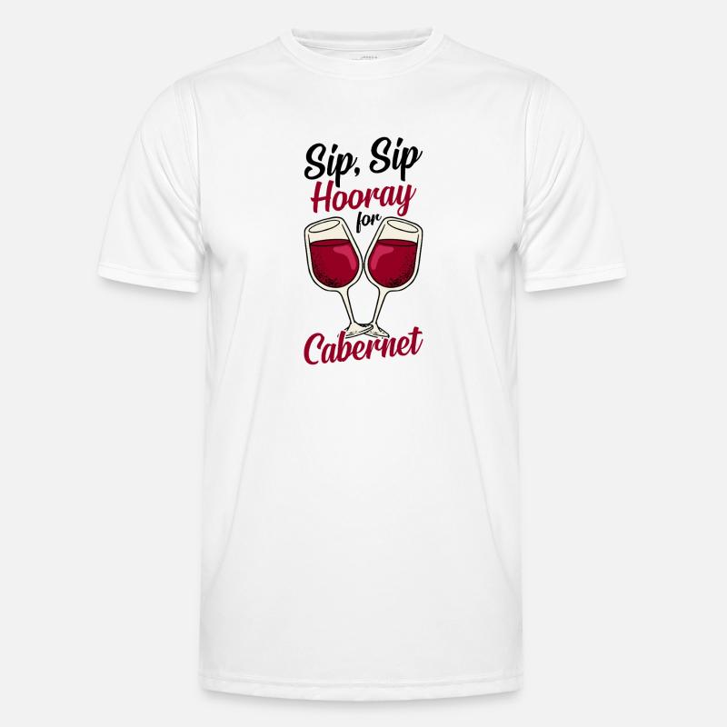 Wine Red Wine Men's Functional T-Shirt