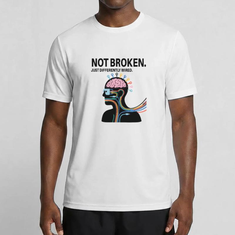Pas cassé – juste câblé différemment T-shirt sport Homme