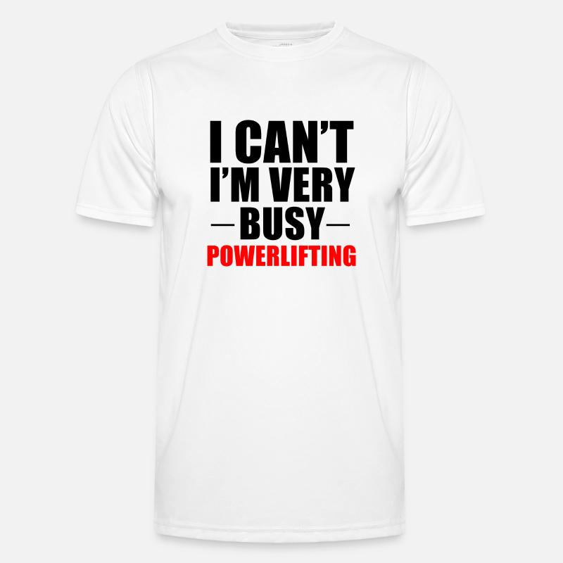 Dynamophilie occupé T-shirt sport Homme