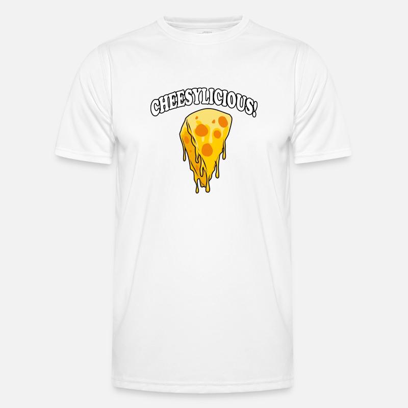 Cheesylicious Cheesemaker Bio-Lebensmittel Käse Männer Funktions-T-Shirt