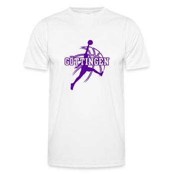 Göttingen, my city! - Men's Functional T-Shirt - white - Front - AI Model Male 178 dark (178cm)