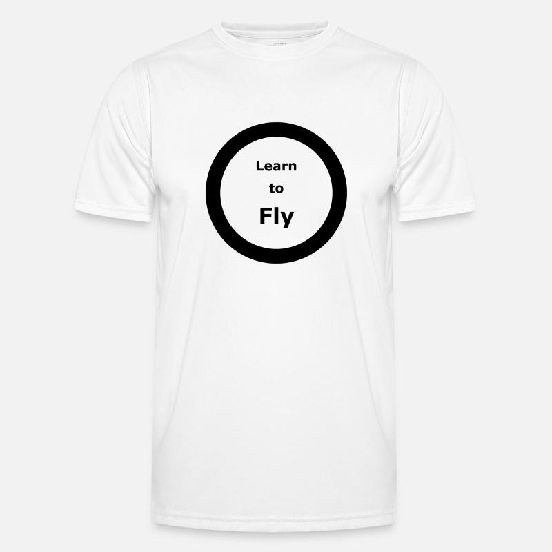 Template 3000x3000 CIRCLE Learn to Fly 2 Men's Functional T-Shirt