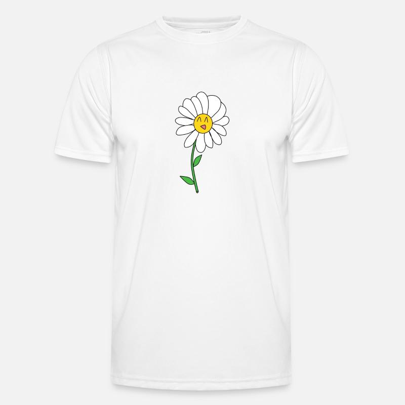Gänseblümchen Männer Funktions-T-Shirt