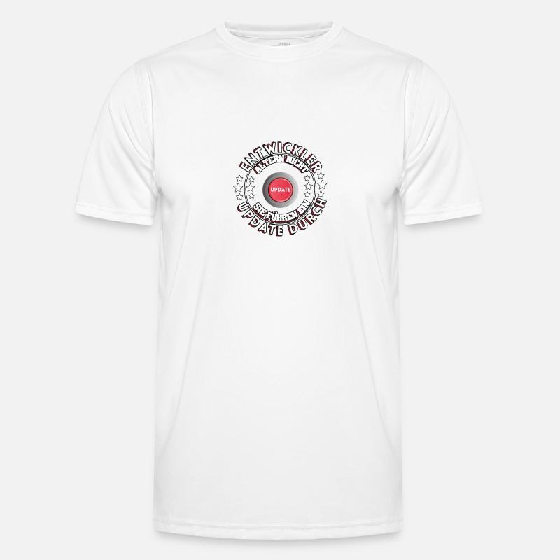 Entwickler Geburtstag Informatiker Sprüche - Männer Funktions-T-Shirt - Weiß