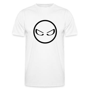 head - Men's Functional T-Shirt - white - Front - AI Model Male 178 dark (178cm)