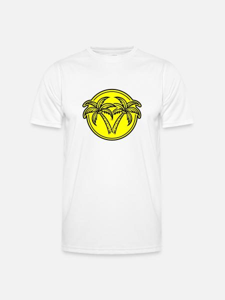 Palm Island Holiday Summer - Men's Functional T-Shirt - white