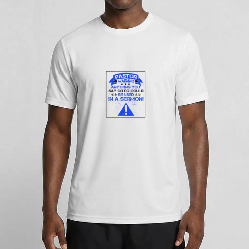Pastor verschenkt alles, was in der Predigt gesagt oder getan wird Männer Funktions-T-Shirt