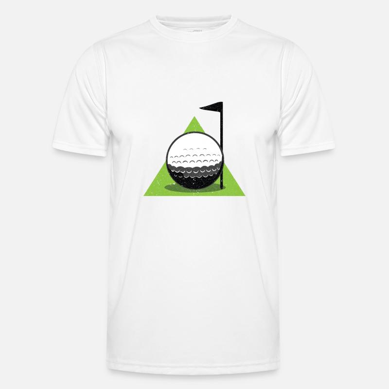 Drapeau de balle de golf golf T-shirt sport Homme