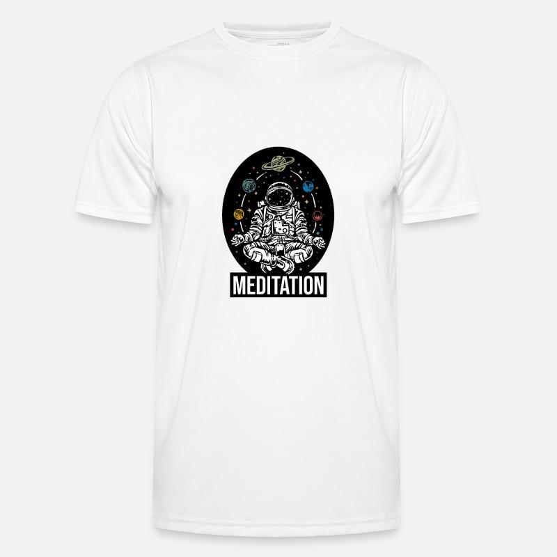 Astronaut Universe Outer Space Cosmos Milky Way Men's Functional T-Shirt