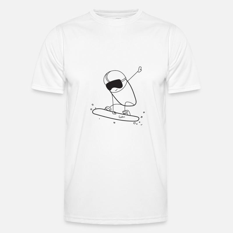Snowboarder Chillions T-shirt sport Homme