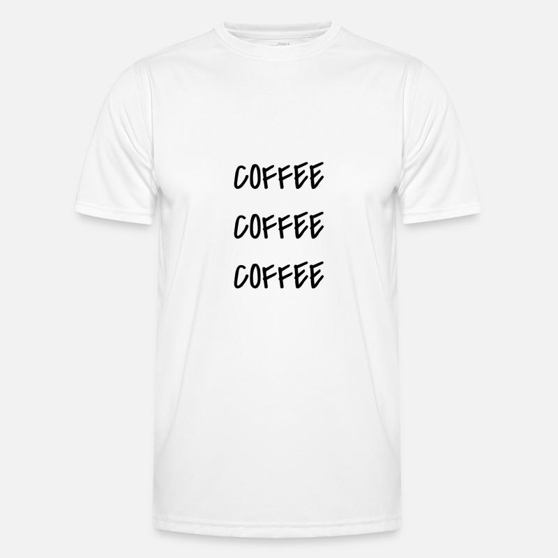 Coffee coffee coffee Männer Funktions-T-Shirt