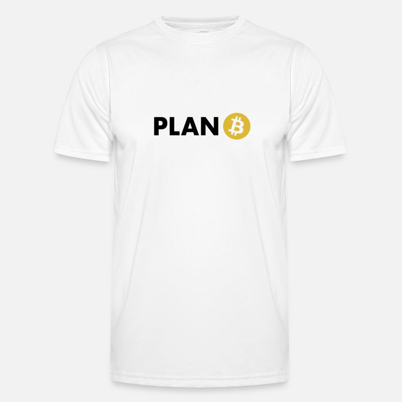 Plan Bitcoin Kryptowährungen - Bitcoin kaufen Männer Funktions-T-Shirt