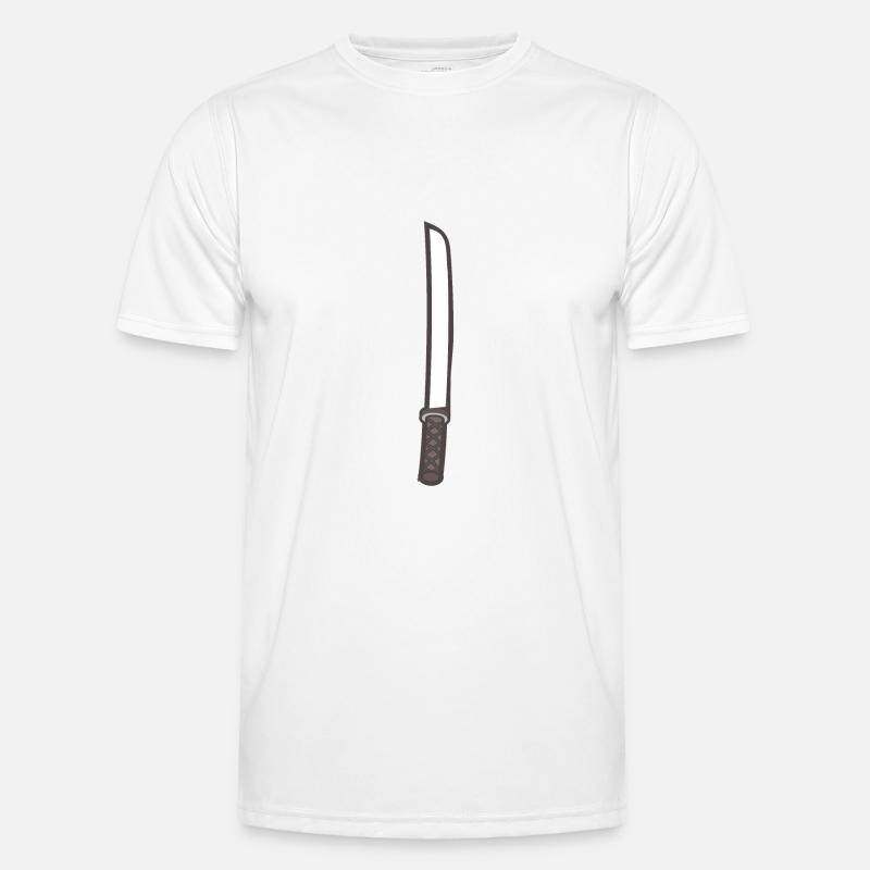 Samurai Schwert Männer Funktions-T-Shirt