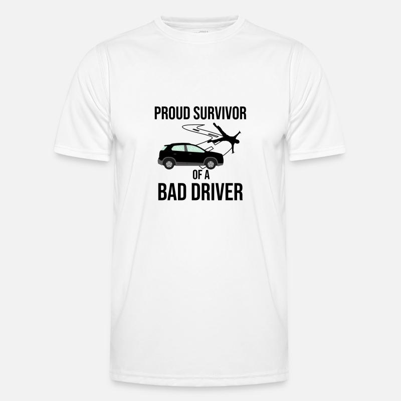 Autounfall Genesungsgeschenk Unfall Auto Operation - Männer Funktions-T-Shirt - Weiß