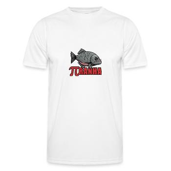 Piranha - T-shirt sport Homme - blanc - Devant - AI Model Male 178 dark (178cm)