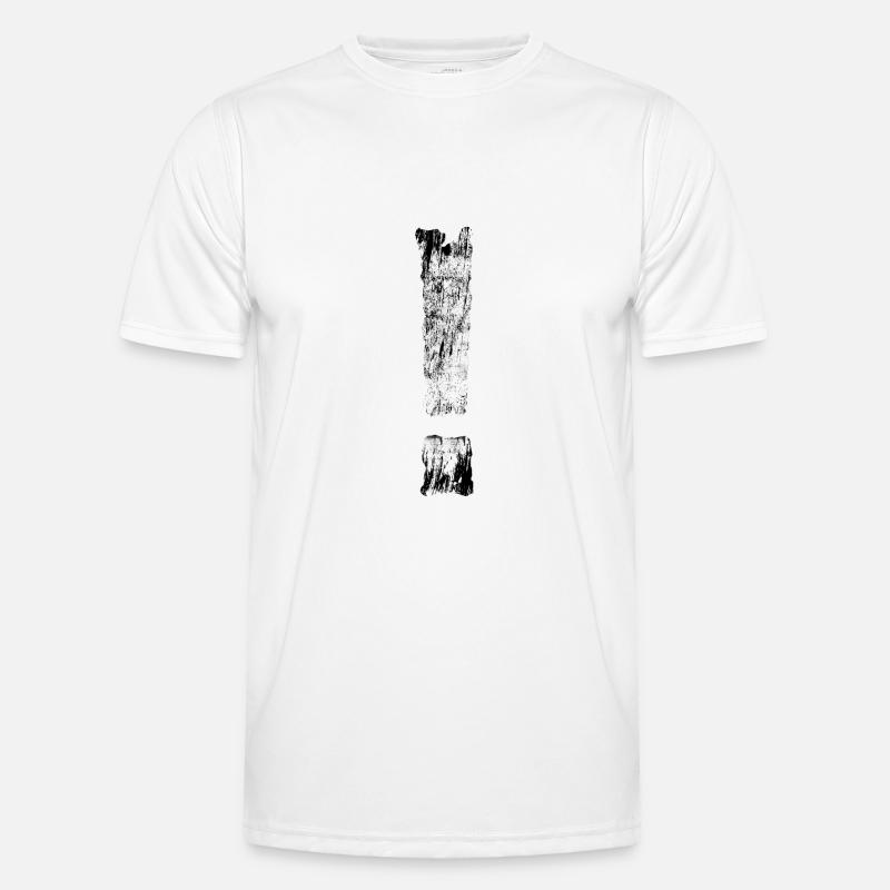 Cool exclamation point punctuation exclamation gift Men's Functional T-Shirt