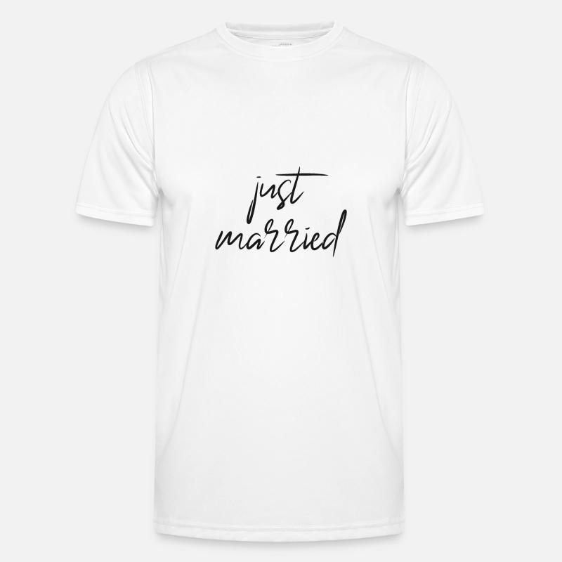 just married T-shirt sport Homme