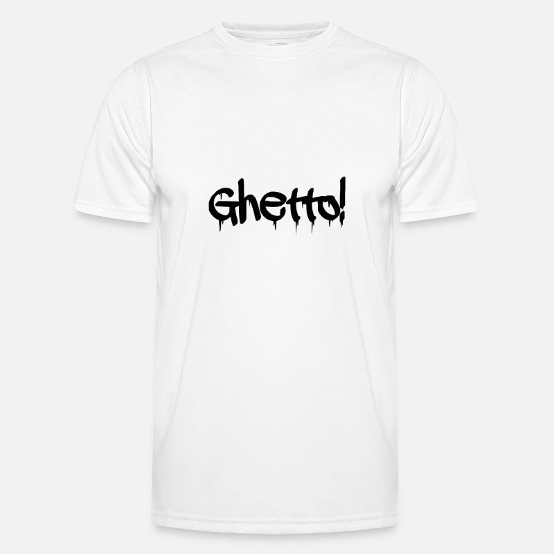 Ghetto Graffiti - Men's Functional T-Shirt - white
