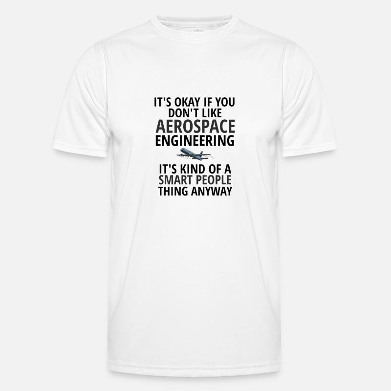 Aerospace Engineer Geschenkidee Raumfahrttechnik Männer Funktions-T-Shirt