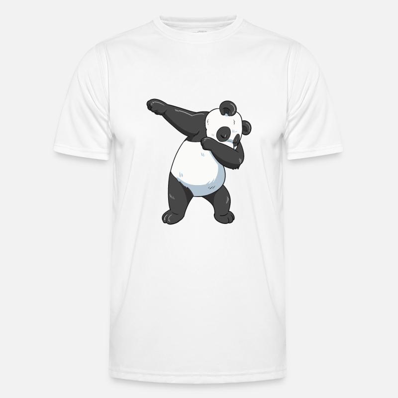 Dabbing Panda Männer Funktions-T-Shirt