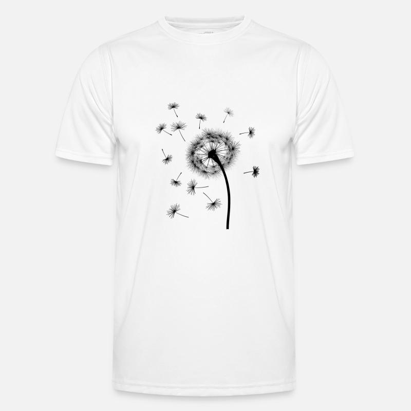 Pusteblume / Löwenzahn Männer Funktions-T-Shirt