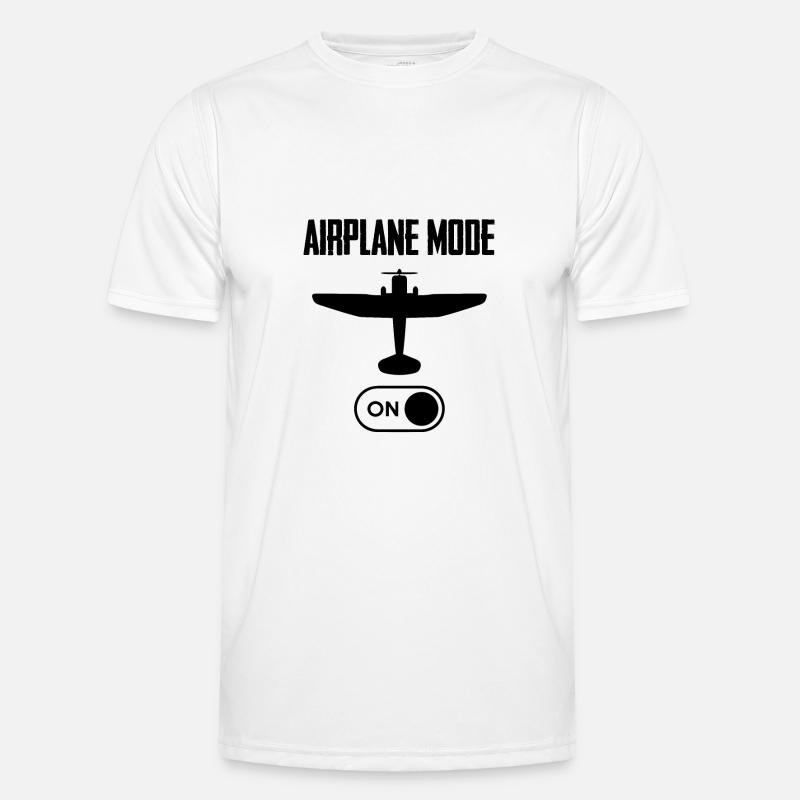 Flugzeug-Modus Männer Funktions-T-Shirt