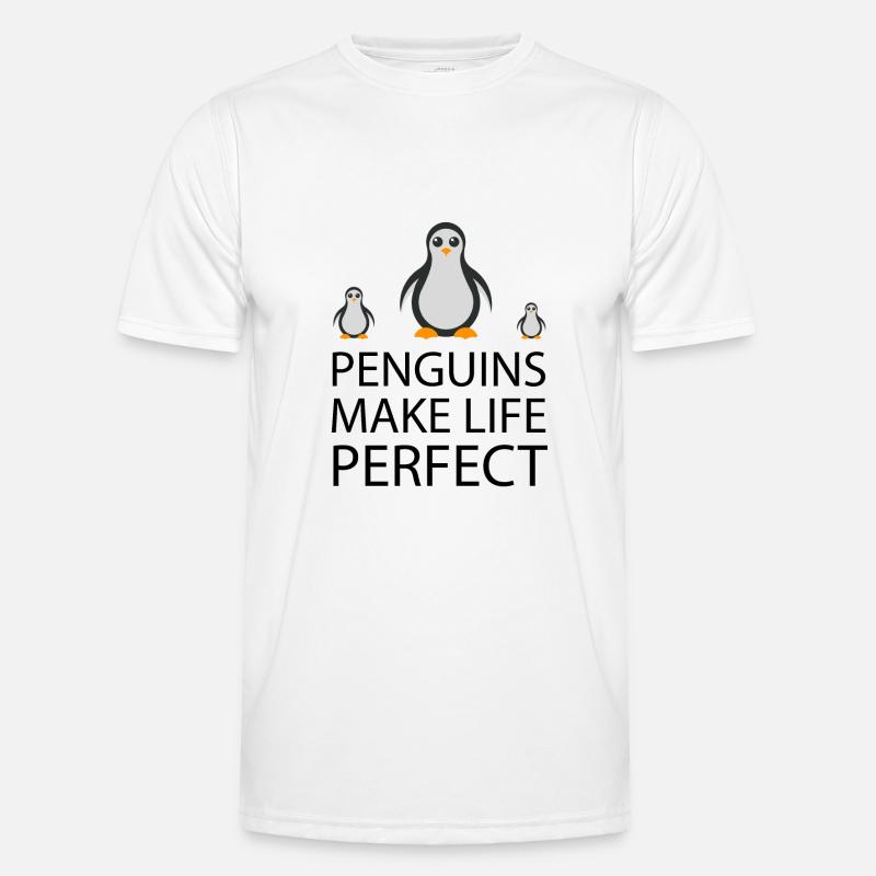 penguin - Men's Functional T-Shirt - white