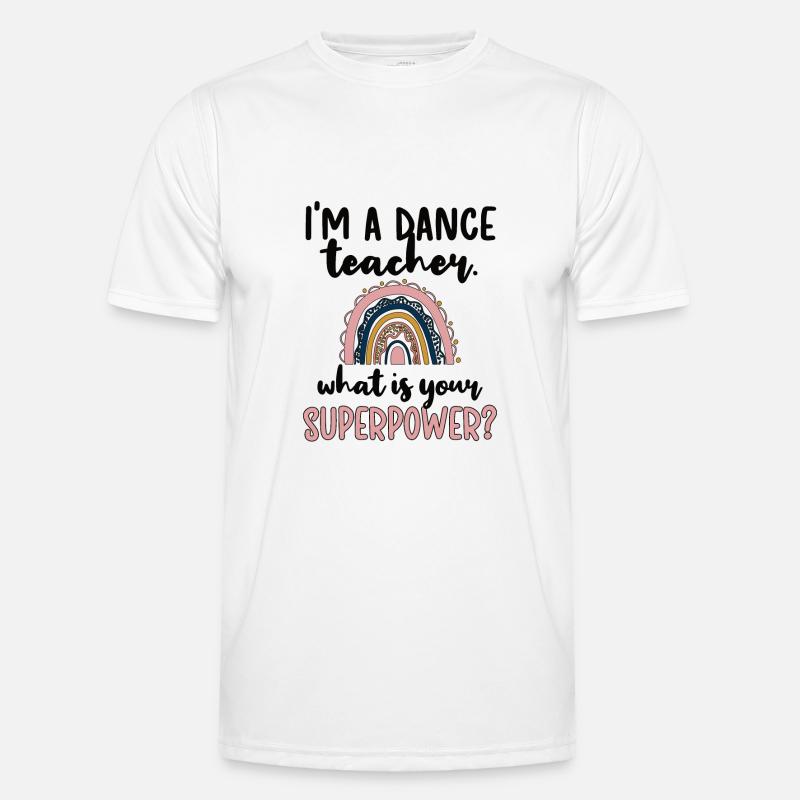 Dance Teacher Recognition Dance Teacher Dance Lessons Men's Functional T-Shirt
