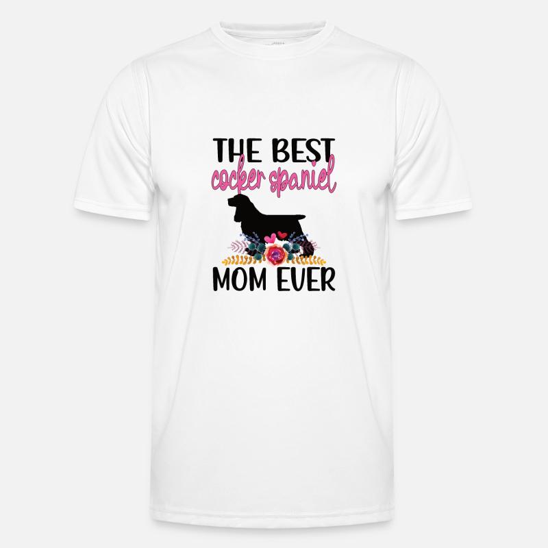 Cocker Spaniel Mama Cocker propriétaire de chien T-shirt sport Homme