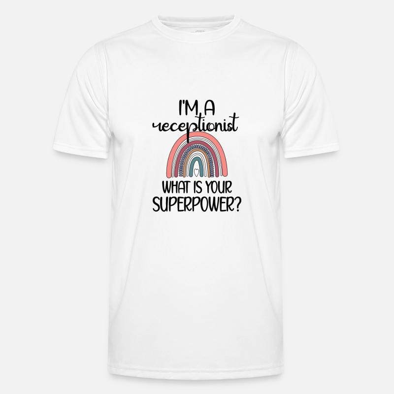 Receptionist Staff Receptionist Receptionist Men's Functional T-Shirt